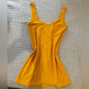 Zara Swim Yellow Towel Dress